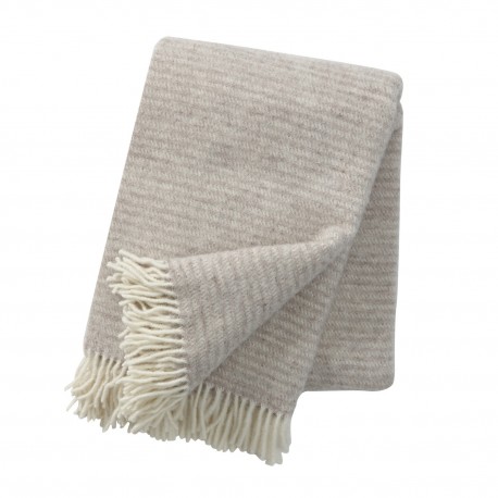 plaid chaud laine agneau bio beige klippan ralph