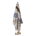 plaid motif colore design contemporain coton recycle bloomingville