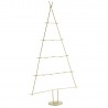 sapin de noel design metal dore laiton madam stoltz