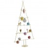 sapin de noel design metal dore laiton madam stoltz