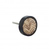 bouton de porte bois rotin madam stoltz