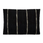 housse de coussin noir raye coton house doctor