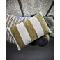 housse de coussin large rayures velours lin vert house doctor housse de coussin large rayures velours lin vert house doctor