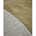 housse de coussin large rayures velours lin vert house doctor