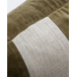 housse de coussin large rayures velours lin vert house doctor housse de coussin large rayures velours lin vert house doctor