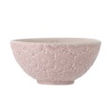 bol petit dejeuner rose clair fleurs texture bloomingville benji
