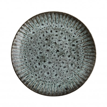 Assiette plate artisanale grès Madam Stoltz