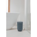poubelle salle de bains gris bleu bascule umbra touch