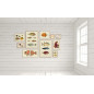 petit cadre poisson blanc orange the dybdahl