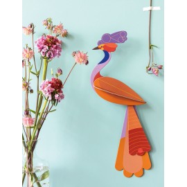 Oiseau décoratif mural Studio Roof Paradise Bird Savu
