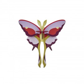 papillon comete decoratif mural studio roof lilac comet buterrfly
