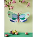 studio roof papillon decoratif carton mint forest