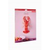 homard orange decoratif mural en carton studio roof