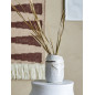 vase decoratif sculptural gres beige bloomingville abeera