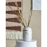vase decoratif sculptural gres beige bloomingville abeera