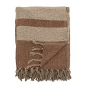 plaid coton recycle rayures beige marron bloominville temi