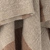 plaid coton recycle rayures beige marron bloominville temi