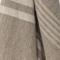 plaid coton recycle marron clair beige raye boomingville lugo