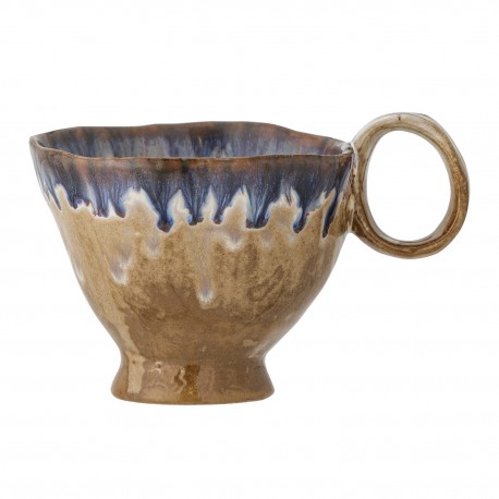 tasse a cafe vintage gres deformee bloomingville imogen