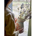 pichet carafe peinte main gres rose bloommingville odina