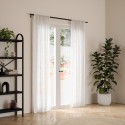 tringle a rideaux noire extensible compacte umbra zen