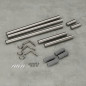 tringle a rideaux extensible acier argent mat umbra zen