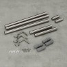 tringle a rideaux extensible acier argent mat umbra zen