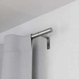 grande tringle a rideaux extensible acier mat umbra zen