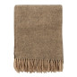 couverture laine agneau beige naturel uni klippan gotland