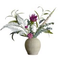 bouquet fleurs artificielles rouge bloommingville crown