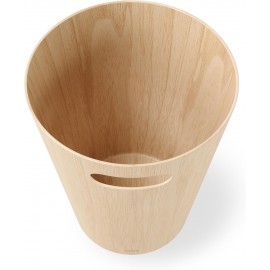 umbra woodrow corbeille a papier bois naturel 082780-390