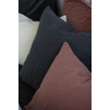 ib laursen housse de coussin rectangulaire lin gris fonce 6201-34