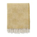plaid laine agneau classique chic jaune klippan gooseye