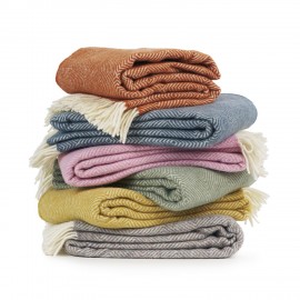 Plaid laine agneau classique Klippan Gooseye