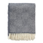 couverture laine classique chic bleu klippan gooseye