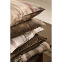 housse coussin rectangulaire lin marron chocolat ib laursen