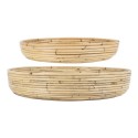 Plateau de cuisine rond rotin IB Laursen (set de 2)