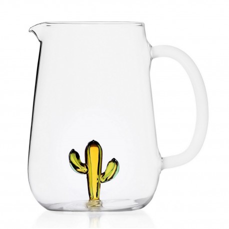 Carafe verre soufflé cactus Ichendorf Milano Desert Plants