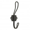 patere murale style vintage campagne metal noir ib laursen brorup