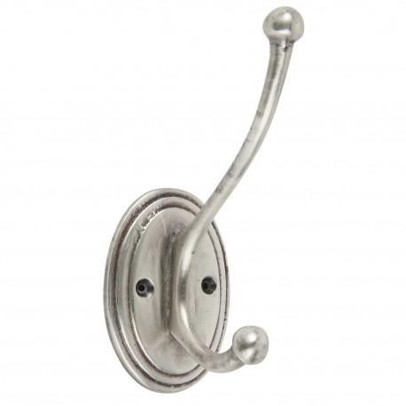 patere double metal argent vintage retro ib laursen