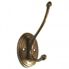 patere double crochet metal dore laiton vintage ib laursen