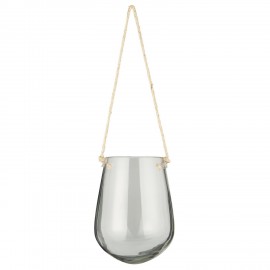 Pot verre suspendu corde jute IB Laursen