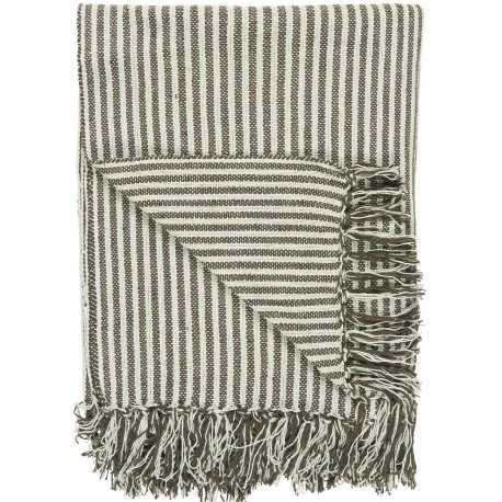 Couverture coton rayé IB Laursen