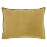 ib laursen housse de coussin rectangulaire velours jaune moutarde 50 x 70 cm