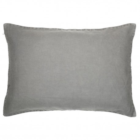 Housse de coussin rectangulaire lin IB Laursen gris