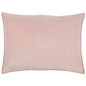 ib laursen housse de coussin rectangulaire velours rose pastel
