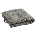 matelas boho banquette coton imprime noir madam stoltz