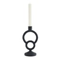 bougeoir noir metal style ancien rustique aluminium madam stoltz