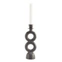 madam stoltz bougeoir style retro gres gris fonce
