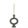 bougeoir design retro gres gris fonce madam stoltz